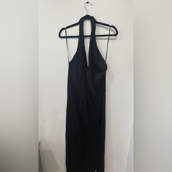 NWT Reformation Meral Satin Hatler Dress in XL - Picture 6 of 10